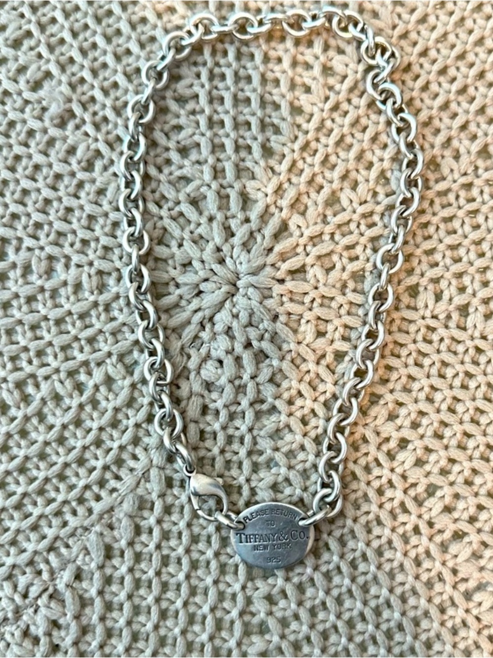 Tiffany & Co. Silver Toggle Link Necklace